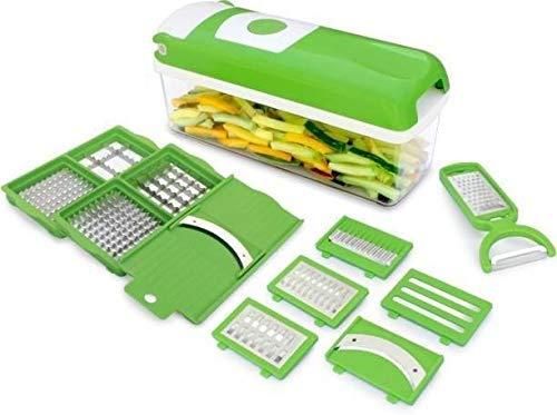 Plastic 12 in 1 Multi-Purpose Vegetable & Fruit Chopper (1 Set